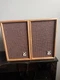 VTG PANASONIC SB-621 Wood Speakers 8 Ohm - 18" X 11.5" X 5.25" See Pics For Cond