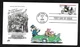 #3021 32c -Antique Auto -1898 Columbia -Cartoon Characters on ArtCraft FDC