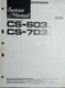 PIONEER CS-603 CS-703 US Speaker System Service Manual Photocopy PIONEER CS-603 CS-703 US Speaker System Service Manual Photocopy