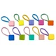 Wrapables Mini 3D Cube Hair Ties (Set of 10) Wrapables Mini 3D Cube Hair Ties (Set of 10)