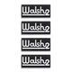 OHM Walsh 2 Speakers Custom Made Reproduction logo Badges 52mm(2")X23mm(0.9")