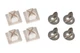 1965-1973 Ford Mustang License Plate Screws & Nuts Mounting Hardware Kit 1965-1973 Ford Mustang License Plate Screws & Nuts Mounting Hardware Kit