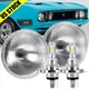 For Ford Mustang 1965~1973 Brightest Pair 7" Round Led Headlights High Low Beam For Ford Mustang 1965~1973 Brightest Pair 7" Round Led Headlights High Low Beam