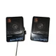 Vintage Memorex BLACK Speakers X 2 Model SRS-30A. Working