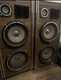 PAIR PILOT PSV-1  Speakers 8OHM WOOFERS Excellent Condition 70 Theme home WORKIN