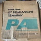 Vintage Radio Shack Wooden Wall Mount Speaker Model #40-1414 Vintage Radio Shack Wooden Wall Mount Speaker Model #40-1414