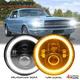 Pair Fit 1965 -1973 Ford Mustang 7 Inch Round Led Headlights Hi-Low Beam Pair Fit 1965 -1973 Ford Mustang 7 Inch Round Led Headlights Hi-Low Beam