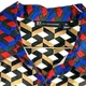 NY&Co New York Company Geometric 3D Cube Print Button Up Blouse Satin Size L NY&Co New York Company Geometric 3D Cube Print Button Up Blouse Satin Size L