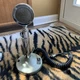 ASTATIC D-104 AMPLIFIED CB/Ham MICROPHONE w/ T-UG8 STAND BASE Silver 3pin