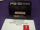 Design Acoustics PS-10 Rear Panel Logo. Parting out PS-10 Speakers