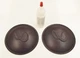 Two 3.5" Infinity Logo Dust Caps w/ Glue  SM-115 SM-120 SM-122 SM-125 Speakers