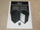 Acoustic Research AR-2ax Speaker Ad, 1974, 1 pg, Article, Info