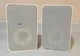Pair of REALISTIC Minimus 7 White Bookshelf Speakers 40-2045 Pair of REALISTIC Minimus 7 White Bookshelf Speakers 40-2045