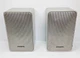 Vintage Realistic Minimus 7 Speakers Silver 40-2034 - TESTED SOUNDS GREAT -Japan Vintage Realistic Minimus 7 Speakers Silver 40-2034 - TESTED SOUNDS GREAT -Japan