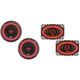 Cerwin Vega Speaker Bundle V65 & V46 6.5" Coaxial Speaker Set & 4X6" Coaxial ...