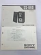 Original OEM Sony SS-U60 Service Manual Repair Speaker System 1980 Original OEM Sony SS-U60 Service Manual Repair Speaker System 1980