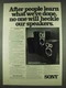 1978 Sony SSU-3000 and SSU-4000 Speakers Ad - No heckle 1978 Sony SSU-3000 and SSU-4000 Speakers Ad - No heckle
