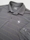 Mens Large Under Armour Heatgear Polo Shirt gray golf Columbia Country Club 1898