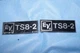 2 Electro-Voice EV Speaker Grill Emblems, Badges From  TS8-2 Speakers