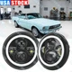 Pair Fit FOR 1965 -1973 Ford Mustang 7 Inch Round Led Headlights Hi/Lo Beam Pair Fit FOR 1965 -1973 Ford Mustang 7 Inch Round Led Headlights Hi/Lo Beam