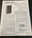 Realistic MC-2001 Bass Reflex Speaker System Instruction Sheet Manual Guide Vtg Realistic MC-2001 Bass Reflex Speaker System Instruction Sheet Manual Guide Vtg