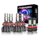 For 2014-2008 Cadillac CTS Sedan 6X 6000K LED Headlight Bulbs Hi/Lo + Fog Lights