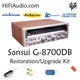 Sansui G8700 DB capacitor rebuild restoration recap upgrade kit repair filter