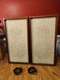 Vintage 1960s KLH Model 20 Speakers Oiled Walnut Cabinets 4 Ohm Tested - Nice ! Vintage 1960s KLH Model 20 Speakers Oiled Walnut Cabinets 4 Ohm Tested - Nice !