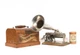 1898 Columbia Q Phonograph w/Exceptional St. Louis & Kansas City Dealer's Decal