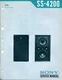 Sony Model SS-4200 Speaker System Service Manual Sony Model SS-4200 Speaker System Service Manual