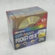10 Pack Memorex Cool Colors Pocket CD-R 24X 210 MB 24 Minute New Sealed NOS