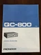Original Pioneer QC-800 Operating Instructions Schematic Manual Quadraphonic Pre Original Pioneer QC-800 Operating Instructions Schematic Manual Quadraphonic Pre