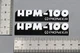 Pioneer HPM-100 Speaker Badge Emblem Logo Premium Pair With Self Stick Adhesive 