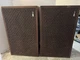 2 Vintage Utah WD-90 12" 3-Way Speaker Acoustic Suspension System Tested Working