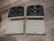 INFINITY QPS-1W QUADROPOLE SURROUND SPEAKERS. 80W. 8 OHM. TESTED & CLEAN