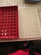 Vintage Tupperware RED Paprika 1292-8 Rectangular Cold Cuts Deli Bacon Keeper