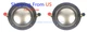  2PCS Diaphragm For EAW 0011776 for MK2394, MK5399, MK5326 Speaker DN14/3003-8