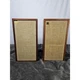 Acoustic Research AR-4x Vintage Bookshelf Speakers Pair Walnut Wood MCM AR4x