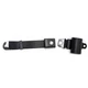 1965-1973 Ford Mustang Black Retractable Seat Belt with Starburst Pushbutton 1965-1973 Ford Mustang Black Retractable Seat Belt with Starburst Pushbutton