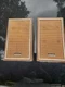 Pair of Realistic SOLO-103 Vintage Wood Grain Speakers Japan Orig Foster Drivers