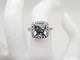 Designer $6000 5.50cts Natural Aquamarine VS G Diamond 18k White Gold HALO Ring