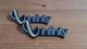 Vintage Infinity SM-122 Plastic Badges X2