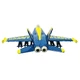 1*United States Navy Blue Angels F/A-18 Hornet Fighter Jet Die Cast Model Plane