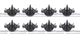 8pcs Aftermarket Diaphragm For EV Electro Voice FM1502 SH1502 DH1202 DH2001 8pcs Aftermarket Diaphragm For EV Electro Voice FM1502 SH1502 DH1202 DH2001
