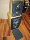 Vintage Miller & Kreisel M&K S-1B Satellite Speakers Original 1980s Wood Tested