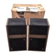 Micro-Acoustics FRM-3ax Vari-Axis Bookshelf Speakers w/ Box - vintage USA