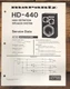 Marantz HD-440 Speaker Service Manual *Original* Marantz HD-440 Speaker Service Manual *Original*