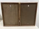 Vintage Sanyo Wood Speakers SXR1118 8 OHMS Max 10 Watts Made In Japan *Tested*