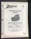 Zenith VM6190 Technical Reference Manual VHS HQ Video Camcorder Original Zenith VM6190 Technical Reference Manual VHS HQ Video Camcorder Original