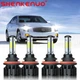 For 2008-2014 Cadillac CTS Sedan -4x 6000K LED Headlight Bulbs Hi/Low beam kit